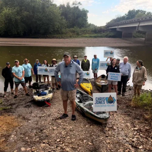Paddling for votes